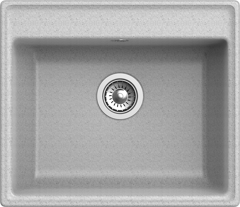 Фото Мраморная мойка GranFest VERTEX 580 Серый