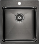 Превью картинка Металлическая мойка Paulmark KRONER 45 PM214551-GM Вороненая сталь GM #2