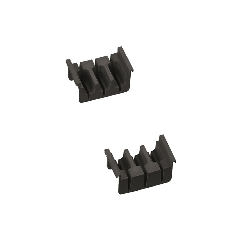 Фото NinkaPlast Держатель CUISIO PRO для ножей, состоящий из 2-х элементов, модуль 100 мм, черный