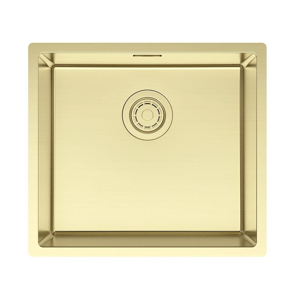 Фото Металлическая мойка Paulmark LASSAN 49 UNI LA49-LG Светлое золото