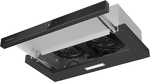 Превью картинка Встраиваемая вытяжка Weissgauff TEL 600 2M Touch Black Glass #3