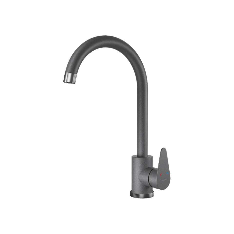 Фото Смеситель для кухни GranFest Z-5412 Темно-серый