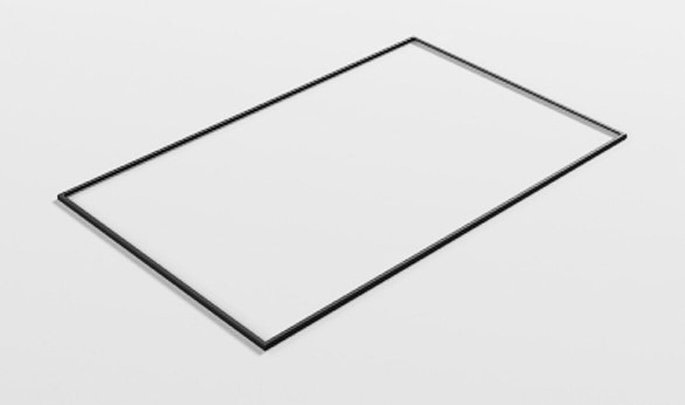 Фото Elica Рамка для варочной поверхности чёрная 72