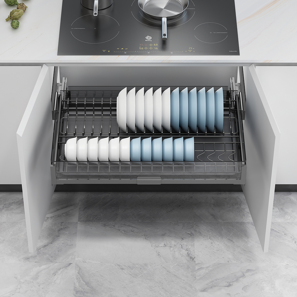 Фото Duslar Сушка MATRIX, распашной фасад 600 мм, антрацит