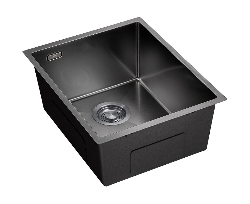 Фото Металлическая мойка EMAR EMB-130 PVD Nano Dark