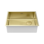 Превью картинка Металлическая мойка Paulmark NEXT-SKEW 58 UNI PM885844-LG Светлое золото #3