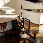 Превью картинка Шкаф винный встраиваемый Meyvel Винный холодильник (шкаф) компрессорный MEYVEL MV46-KST2 #12