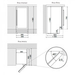 Превью картинка Шкаф винный встраиваемый Винный холодильник (шкаф) компрессорный Dunavox 32 бут DAU-32.81SS #3