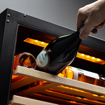 Превью картинка Шкаф винный  Meyvel Винный холодильник (шкаф) компрессорный MEYVEL MV95-KST2 (Slim) #9