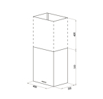 Превью картинка Цилиндрическая вытяжка Maunfeld BOX Push 40 White #12