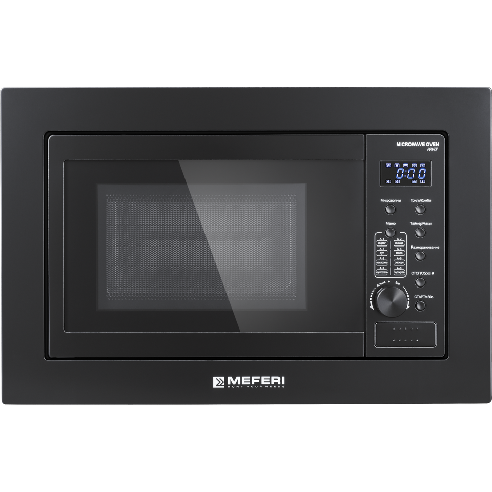 Фото Печь микроволновая встраиваемая Meferi MMO6020BK POWER