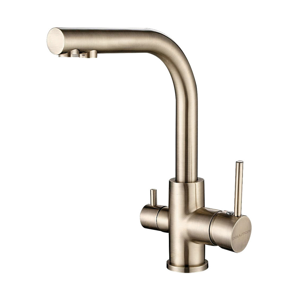 Фото Смеситель для кухни Paulmark ESSEN Es213011 Es213011-BR Бронза BR