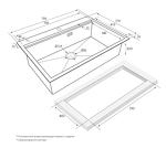 Превью картинка Металлическая мойка Paulmark KRONER-PRO 75 PM707551-BG Брашированное золото BG #6
