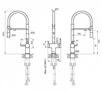 Превью картинка Смеситель для кухни Paulmark GRAVITY Gr213888-G Золото G #15