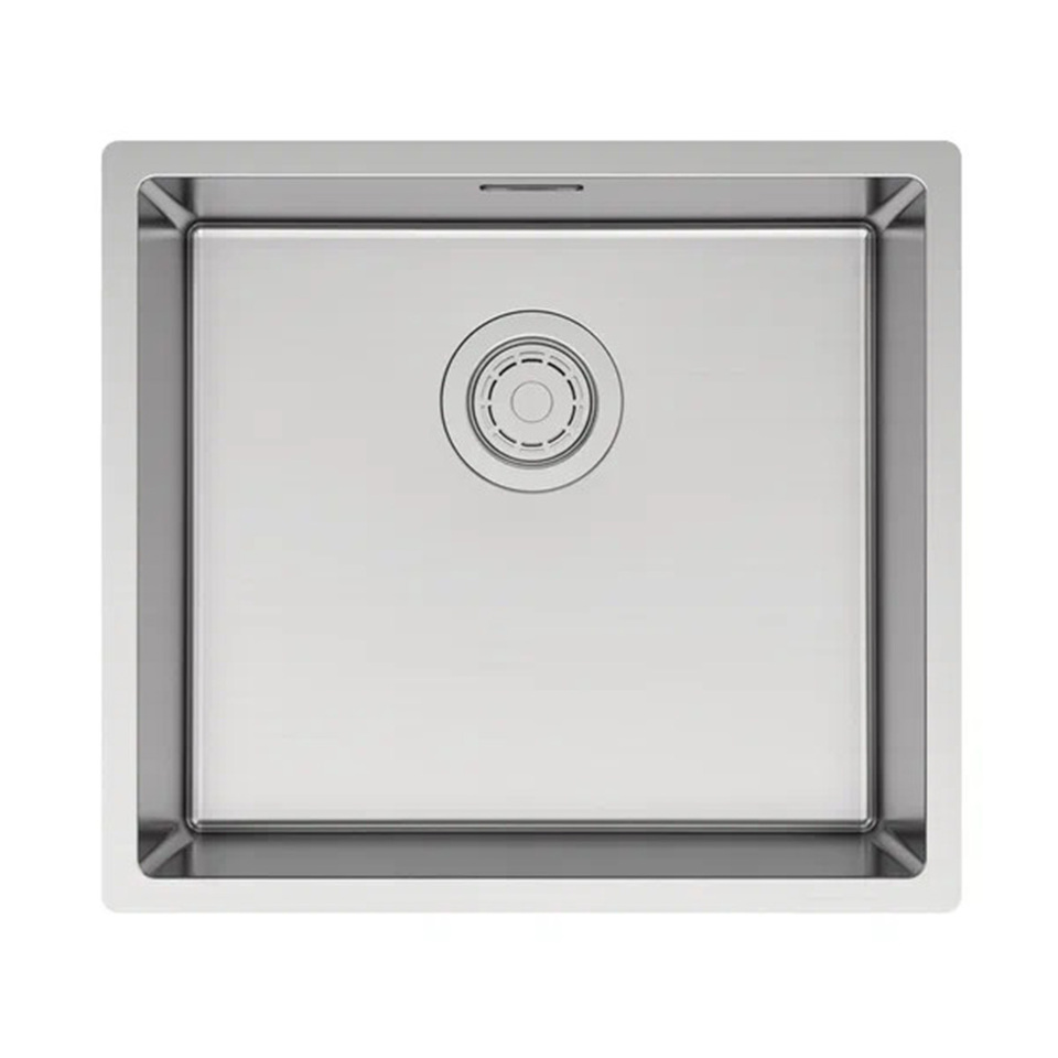 Фото Металлическая мойка Paulmark LASSAN 49 UNI LA49-BS Брашированная сталь