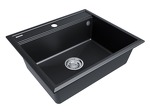 Превью картинка Кварцевая мойка Paulmark STEPIA 60 PM115951-BLM Черный #3