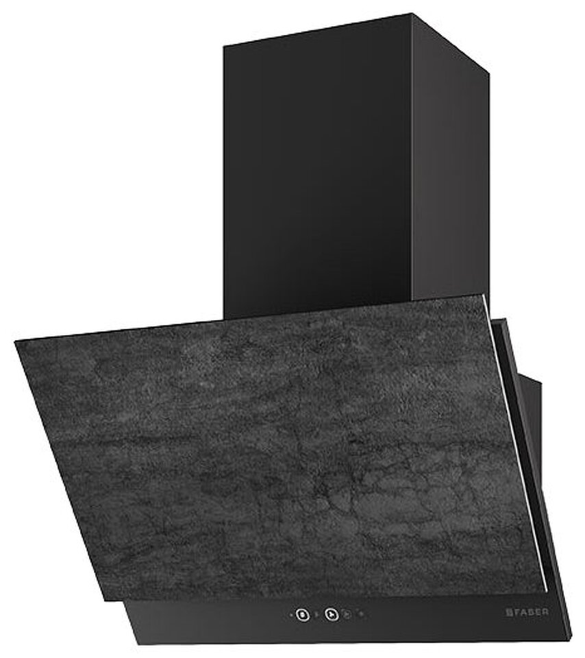 Фото Наклонная вытяжка Faber GRÈXIA GRES DG/BK A60