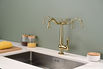 Превью картинка Смеситель для кухни Paulmark RETRO Re213226-G Золото G #11
