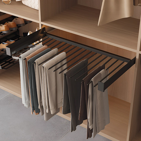 Картинка MENAGE CONFORT Выдвижная телескопическая брючница SHIC, ширина 800-900 мм, антрацит