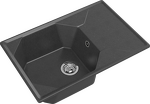 Превью картинка Мраморная мойка GranFest UNIQUE 740L Графит #2