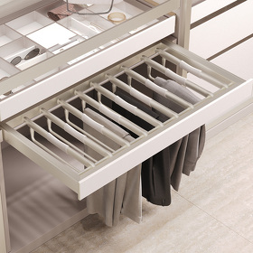 Картинка Duslar Выдвижная брючница ELITIUM, ширина 564 мм, шампань/бежевый