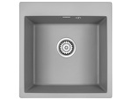 Превью картинка Кварцевая мойка Paulmark KANTE 50 PM105152-GRM Серый металлик #2