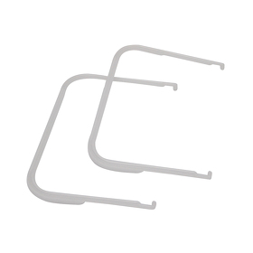 Картинка Ekotech Комплект из 2 пластиковых ручек для ведра ECOBOX INOX объемом 16 л, цвет - серый