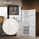 Превью картинка Холодильник с нижней морозилкой Weissgauff WRK 2010 D Inverter NoFrost Beige #13