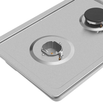 Превью картинка Газовая варочная панель домино Meferi MGH302IX LIGHT #7