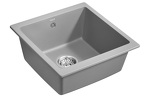 Превью картинка Кварцевая мойка Paulmark GERA 50 PM104546-GRM Серый металлик #3
