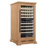 Превью картинка Шкаф винный  Meyvel Винный холодильник (шкаф) компрессорный MEYVEL MV99PRO-KBT2 (Натуральный бук) #1