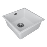 Превью картинка Гранитная мойка Paulmark LUMI 45 UNI LU45-WH Белый матовый WH #3