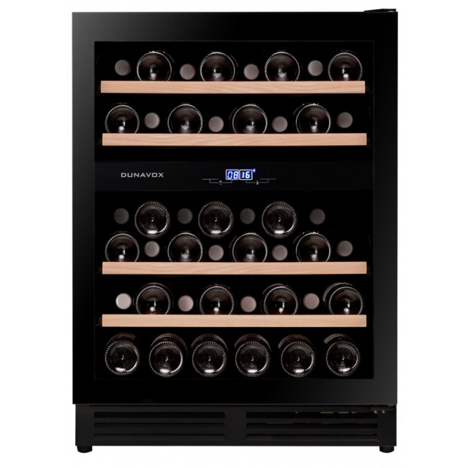 Фото Шкаф винный встраиваемый Винный холодильник (шкаф) компрессорный Dunavox 45 бут DAU-45.125DB.TO