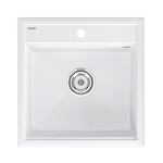 Превью картинка Кварцевая мойка Paulmark STEPIA 50 PM115051-WH Белый матовый WH #2