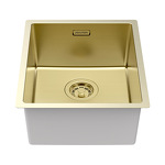 Превью картинка Металлическая мойка Paulmark LASSAN 38 UNI LA38-LG Светлое золото #3