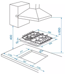Превью картинка Газовая варочная панель Haier HHX-G64RFVLB #5