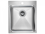 Превью картинка Металлическая мойка Paulmark KRONER 45 PM214551-BS Брашированная сталь #2