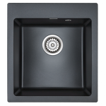 Превью картинка Кварцевая мойка Paulmark KANTE 45 PM104651-BLM Черный #2