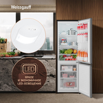 Превью картинка Холодильник с нижней морозилкой Weissgauff WRK 1700 DeFrost Dark Grey #5