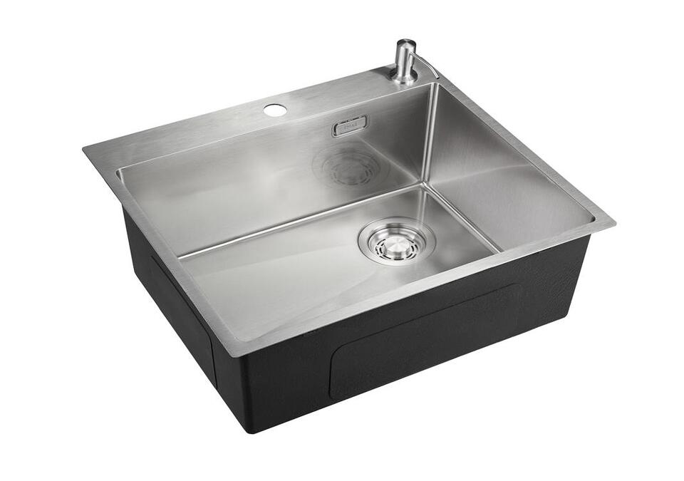 Фото Металлическая мойка EMAR EMB-560(TOP) PVD Nano Satin