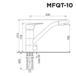 Превью картинка Смеситель для кухни Maunfeld MFQT-10DGR #2