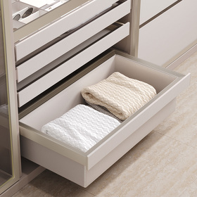 Картинка Duslar Выдвижной ящик ELITIUM, ширина 964 мм, высота 200 мм, шампань/бежевый