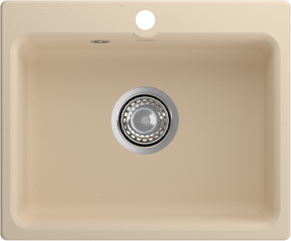 Фото Мраморная мойка GranFest GF-SMART 520 Бежевый