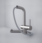 Превью картинка Смеситель для кухни Paulmark DOSSE Do214418-GM Вороненая сталь GM #4