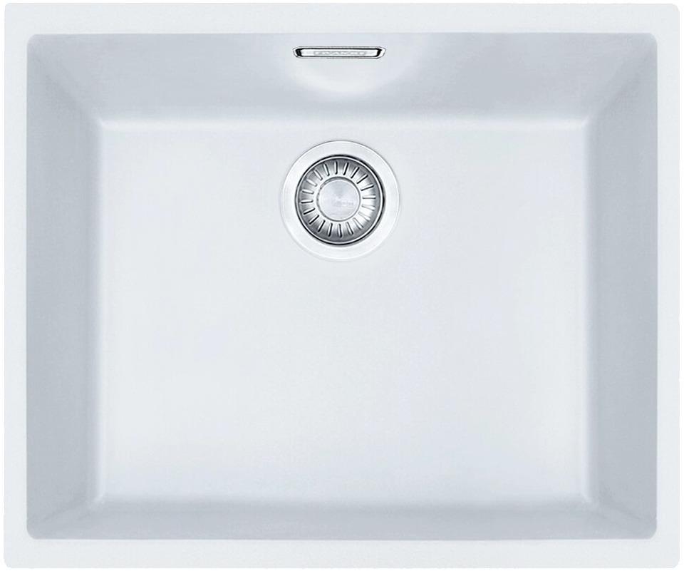 Фото Гранитная мойка Franke Мойка SID 110-50 белый стоп-вентиль