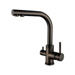 Превью картинка Смеситель для кухни Paulmark ESSEN Es213011 Es213011-GM Вороненая сталь GM #1