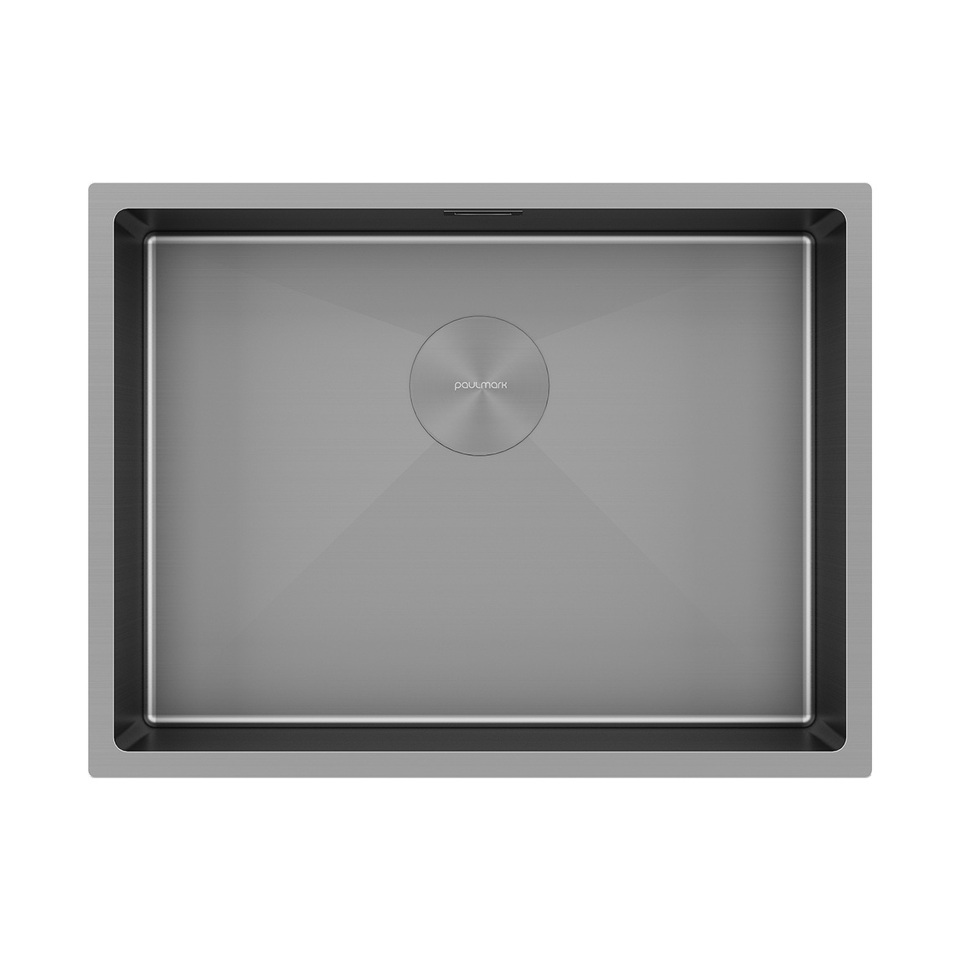 Фото Металлическая мойка Paulmark NEXT 58 UNI PM215844-MG Матовый серый MG