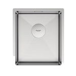 Превью картинка Металлическая мойка Paulmark NEXT 38 UNI PM213844-BS Брашированная сталь #1