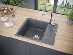 Превью картинка Кварцевая мойка Paulmark FLUGEN 50-600 PM216050-DG Графит DG #4