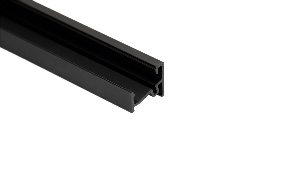 Фото Forma e Funzione Алюминиевый профиль DLIGHT COR, угловой, длина 3000 мм, антрацит